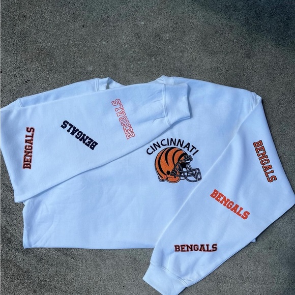 Cincinnati Bengals White Sweater - Picture 1 of 2